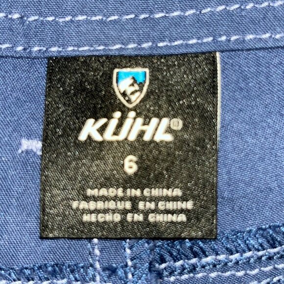 KUHL WOMEN'S SPLASH 11" CARGO SHORTS in BLUE DEPTHS - HIKING PANTS - NWT - 6 - Picture 9 of 11
